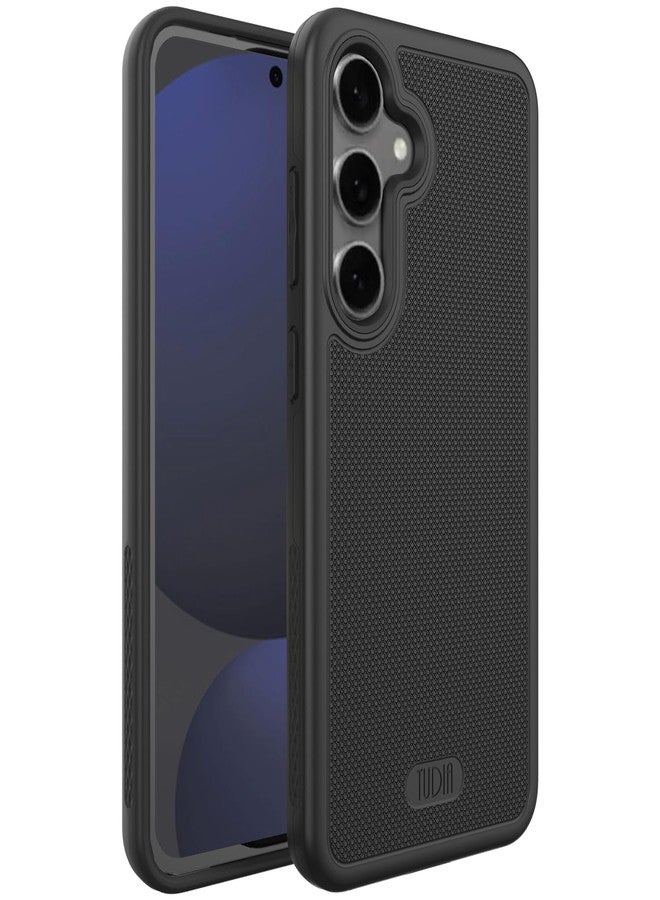 TUDIA MergeGrip [Military Grade] Designed for Samsung Galaxy S24 FE Case (2024), [Drop Tested] Dual Layer Shockproof Slim Tough Heavy Duty Protective Phone Cases for Galaxy S24 FE (Matte Black) - Image 1